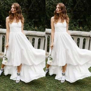 Free People White Grace Gown x Mestiza